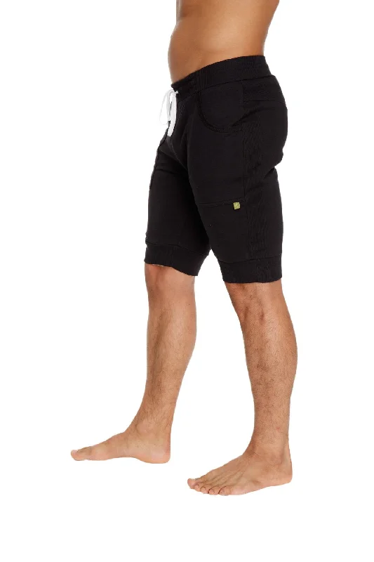 Great Deal Cuffed Yoga Short (Black) by 4-rth
