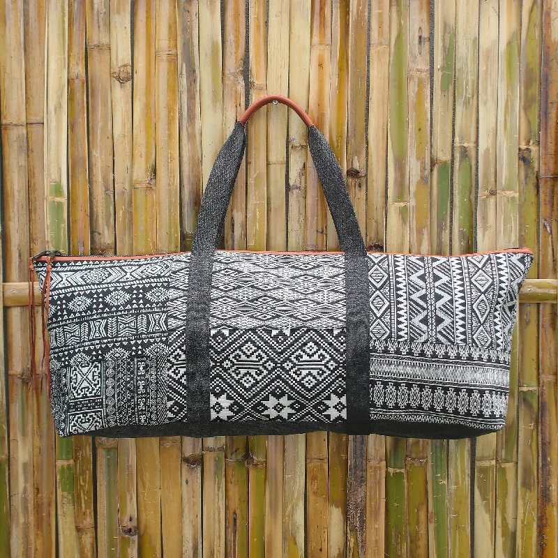 Weekend Discounts to Delight Daily Workout Thai Cotton Blend and Leather Yoga Mat Bag Weekend Discounts to Delight Daily Workout Thai Cotton Blend and Leather Yoga Mat Bag