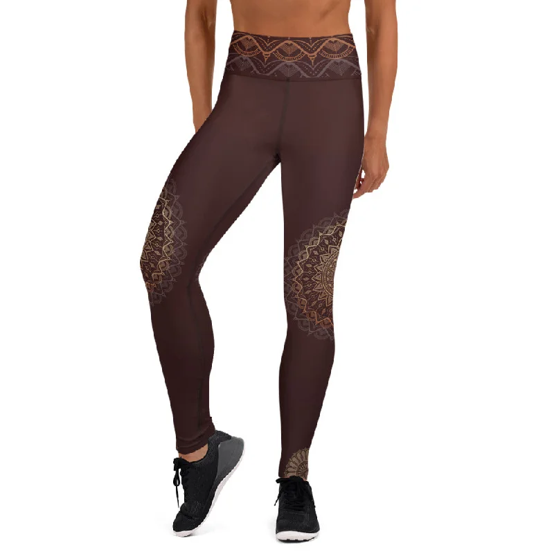 Weekend Specials to Celebrate Sandalwood Mandala High Waist Yoga Leggings