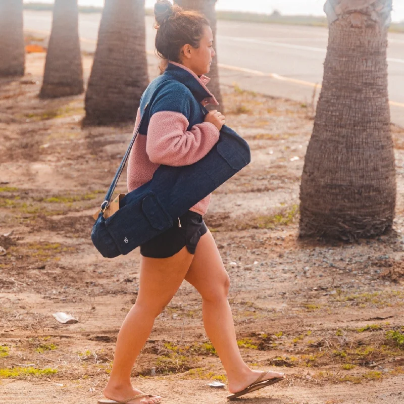 Weekend Savings Sensation Denim Organic Yoga Mat Bag