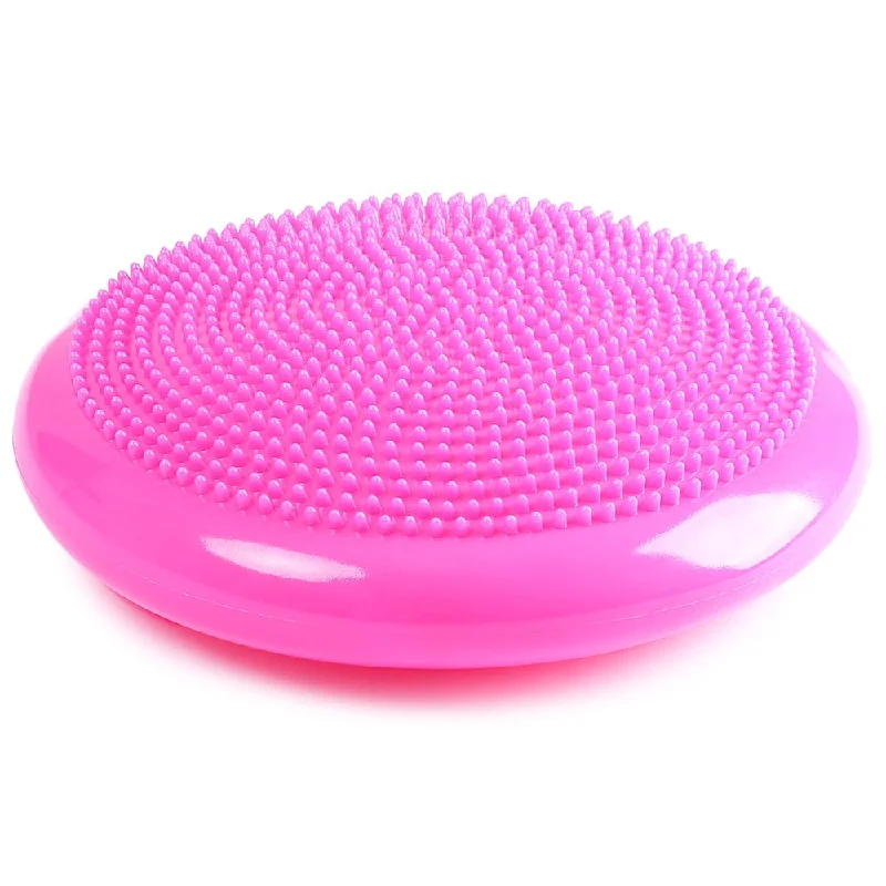 Unmissable Sale DIA 33cm Durable Universal Inflatable Yoga Wobble Stability Balance Disc Massage Cushion Mat Yoga Exercise Fitness Massage Ball Unmissable Sale DIA 33cm Durable Universal Inflatable Yoga Wobble Stability Balance Disc Massage Cushion Mat Yoga Exercise Fitness Massage Ball