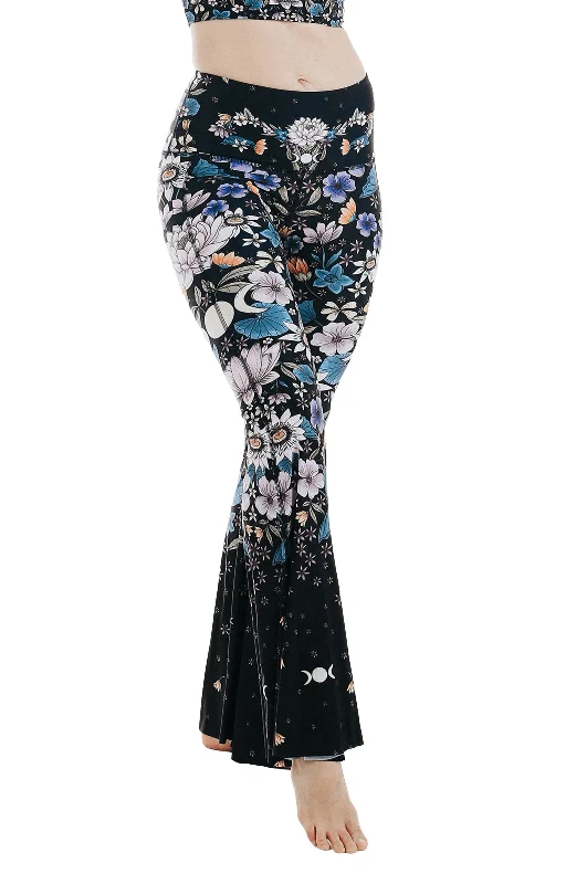 Unmissable Sale Divine Feminine Printed Bell Bottoms by Yoga Democracy