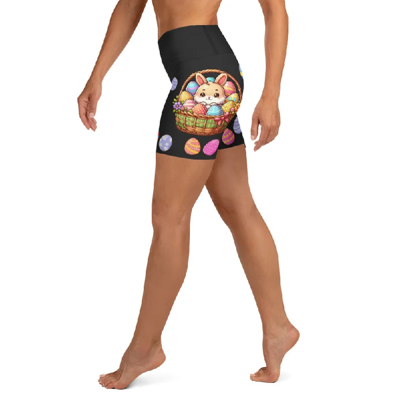 Weekend Special Easter Basket Yoga Shorts
