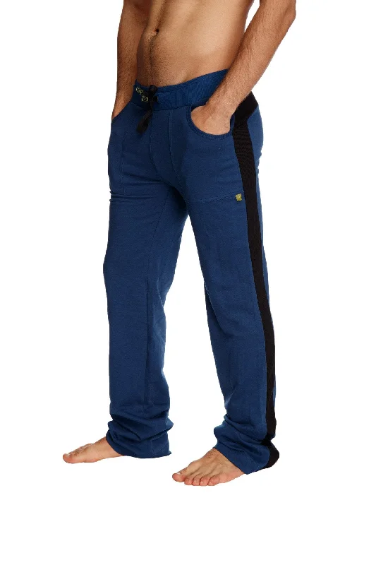 Stock Clearance Eco-Track & Yoga Sweat Pant (Royal Blue w/Black) by 4-rth