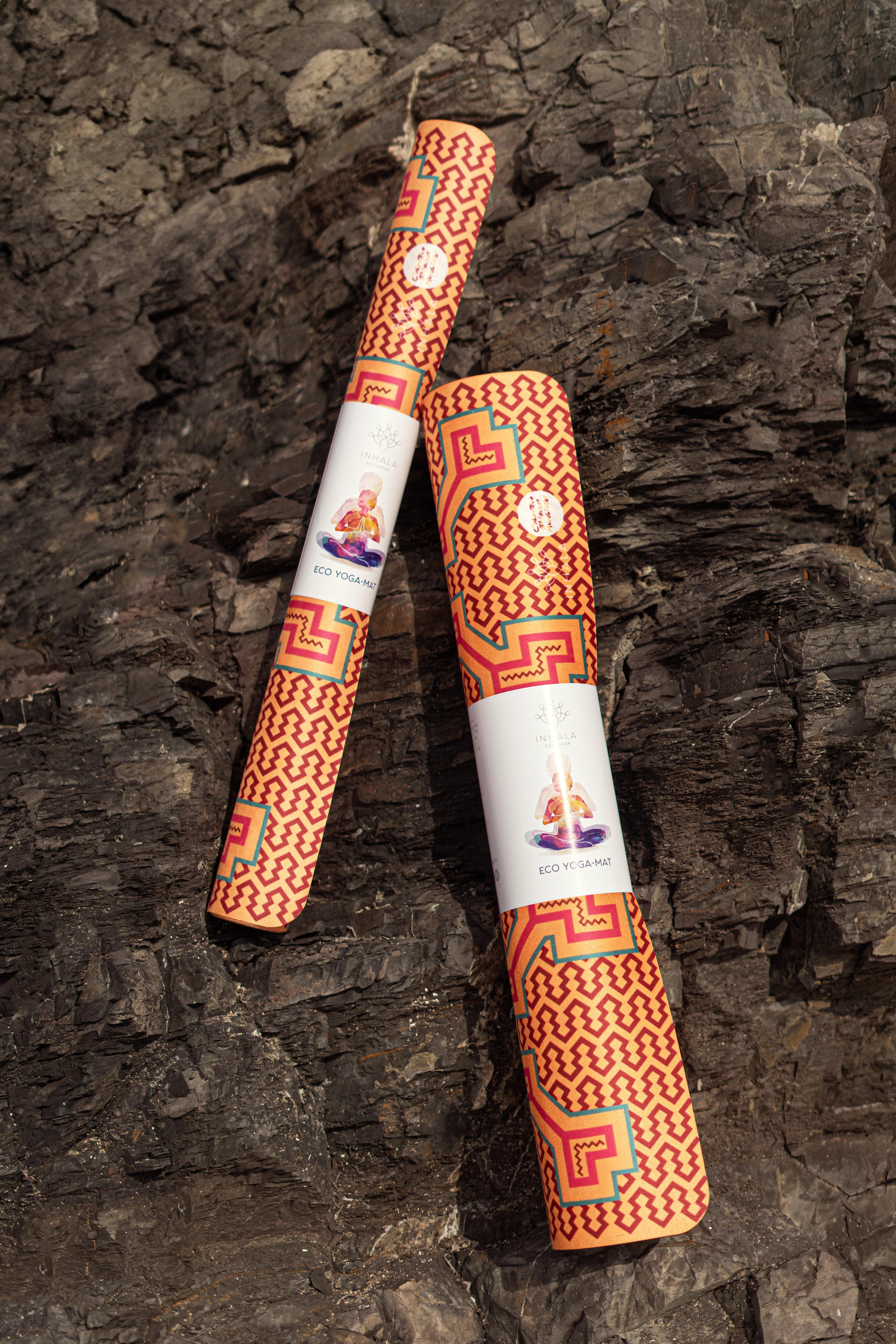 Limited Supply ECO YOGA MAT - AYA HEARTS - VARII - STANDARD