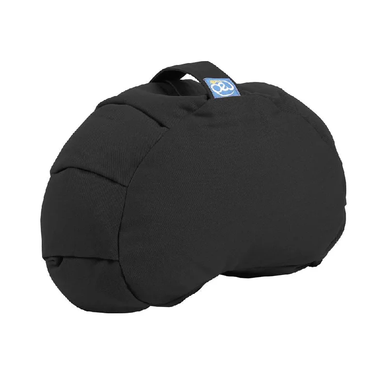 Weekend Specials to Cherish Fitness Mad Pleated Crescent Zafu Cushion - Black