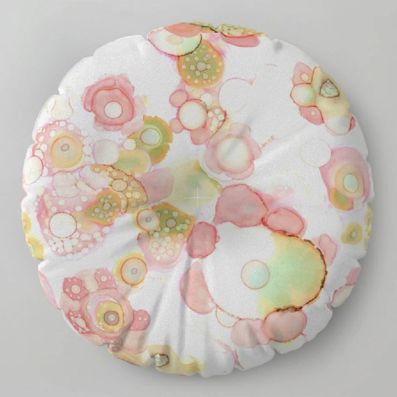 Online Exclusive Floor / Meditation Cushion 'Organic in Pink'
