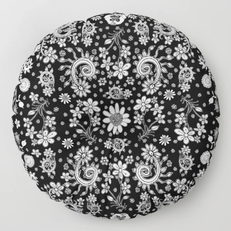 Weekend Bargains Galore Floor / Meditation Cushion 'Birds of a Flower'