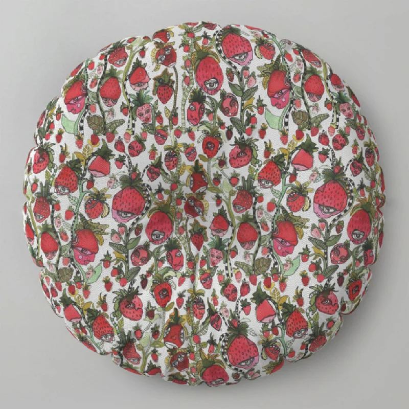 Steals and Deals Floor Meditation Cushions 'Strawberry Friends'