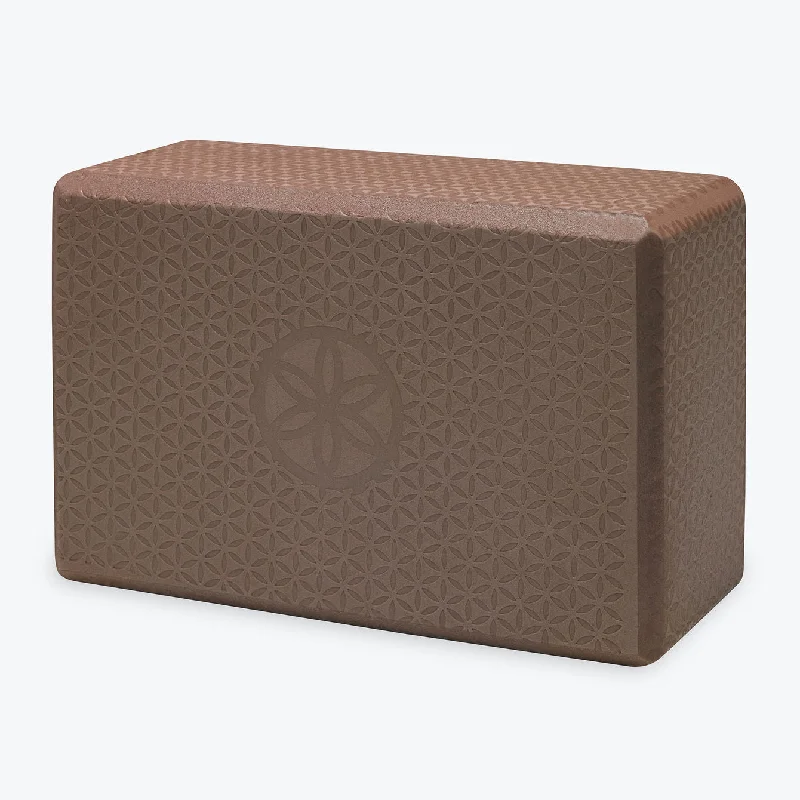 Deal Alert Flower of Life Embossed Yoga Block