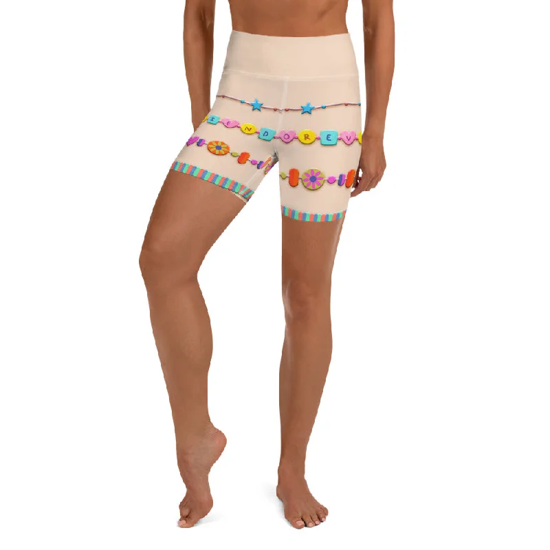 Weekend Bargains to Enjoy Friendship Bracelet Yoga Shorts