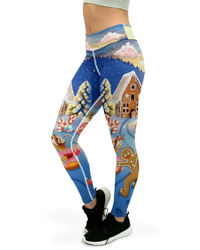 Weekend Extravaganza: Shop Now Gingerbread House Yoga Pants
