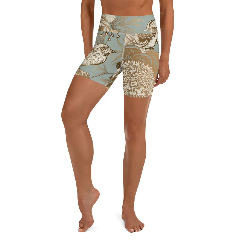 Weekend Deals That Thrill Golden Garden Yoga Shorts