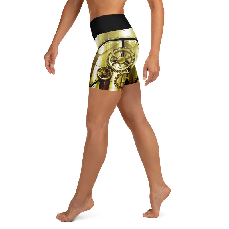 Weekend Specials to Enjoy Golden Machine Yoga Shorts