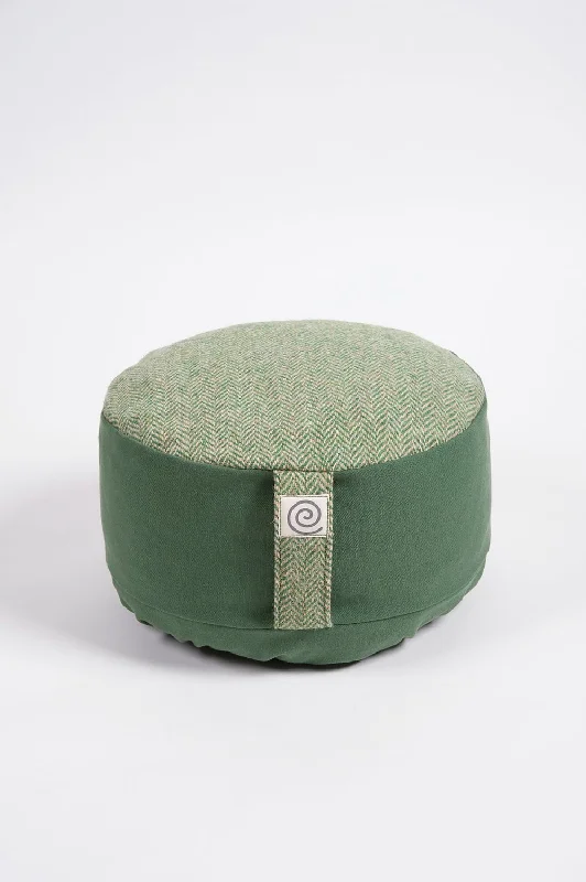 New Arrival Harris Tweed Spelt Meditation Cushion - Made in the UK
