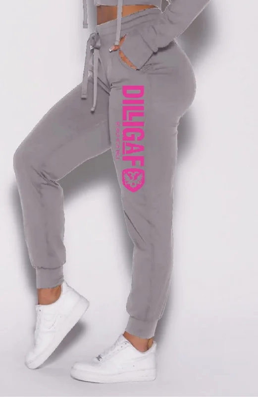 Weekend Offers That Dazzle Heather Grey w/ Neon Alpha Joggers
