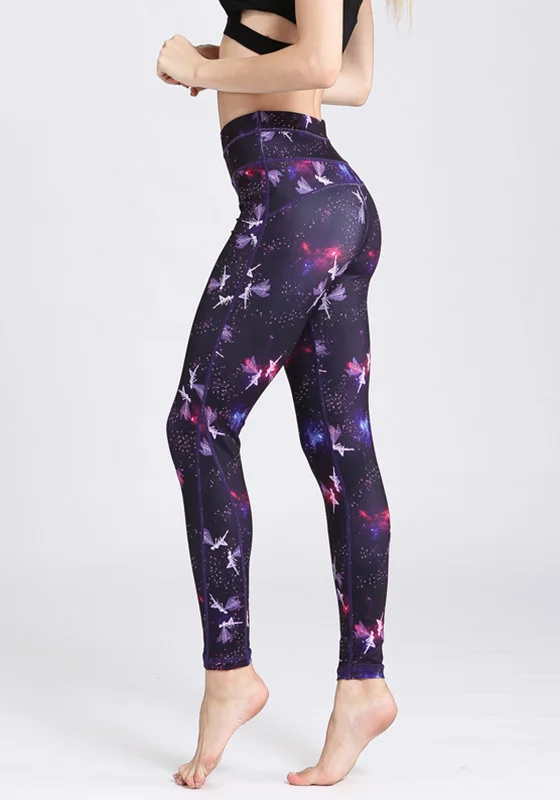 Weekend Savings Fiesta High Waist Floral Print Yoga Leggings