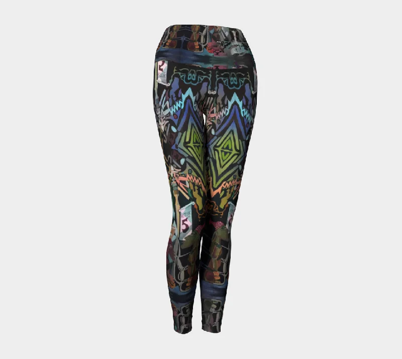 Markdown Sale Historic 5th Ave Yoga Leggings v5
