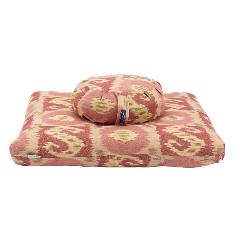 Quick Deals Ikat Zafu Zabuton Set