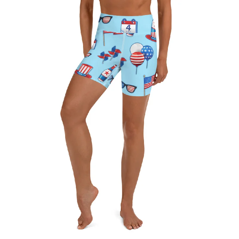 Weekend Deals That Sizzle Independence Day Yoga Shorts