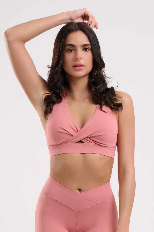 Weekend Offers That Impress Iris Wrap Bra Watermelon Pink