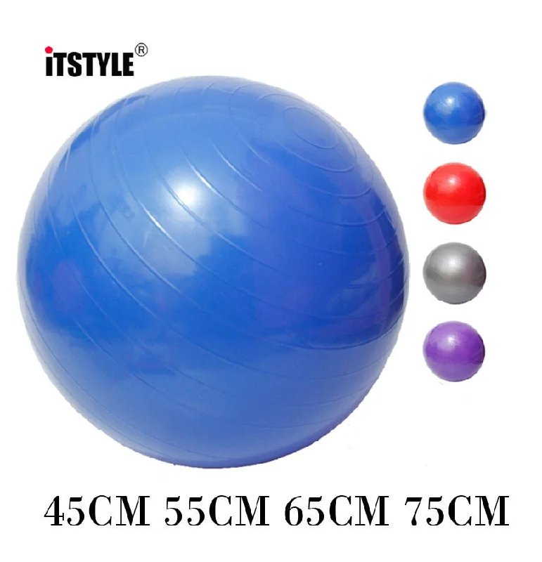 Super Discount ITSTYLE Sports Yoga Balls Bola Pilates Fitness Gym Balance Fitball Exercise Pilates Workout Massage Ball 45cm 55cm 65cm 75cm Super Discount ITSTYLE Sports Yoga Balls Bola Pilates Fitness Gym Balance Fitball Exercise Pilates Workout Massage Ball 45cm 55cm 65cm 75cm