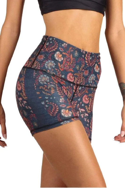 Lowest Price Joey Short in Festival Denim by Yoga Democracy