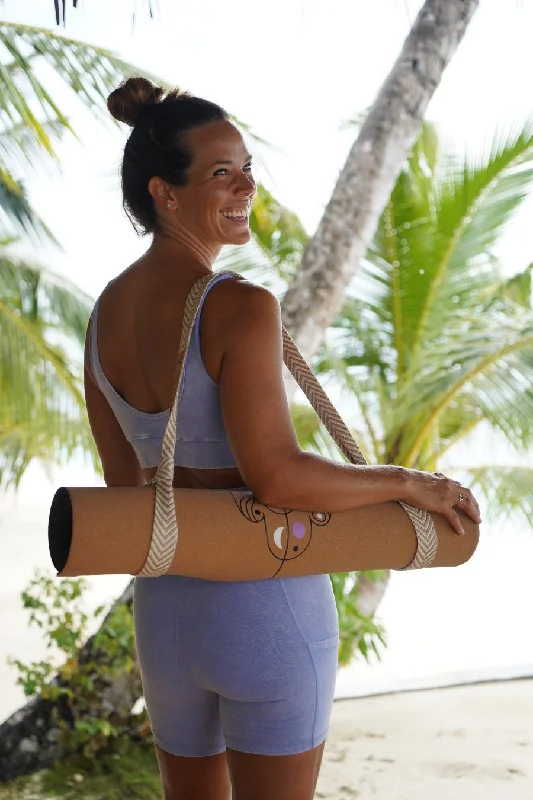 Weekend Offers That Delight Jute Yoga Strap in Cream/Natural 140cm
