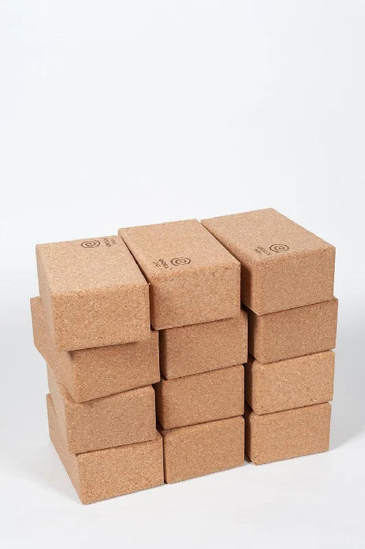 Weekend Discounts to Enjoy Large Cork Yoga Brick - Pack of 12