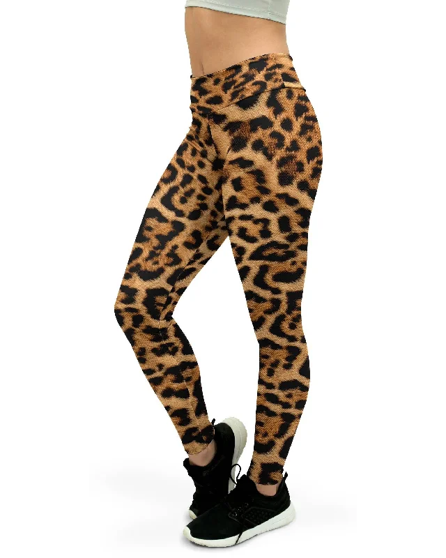 While Supplies Last Leopard Skin Yoga Pants