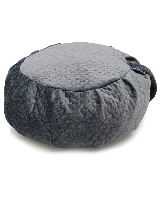 Markdown Sale Luxe Quilted Zafu Meditation Cushion in Honeycomb