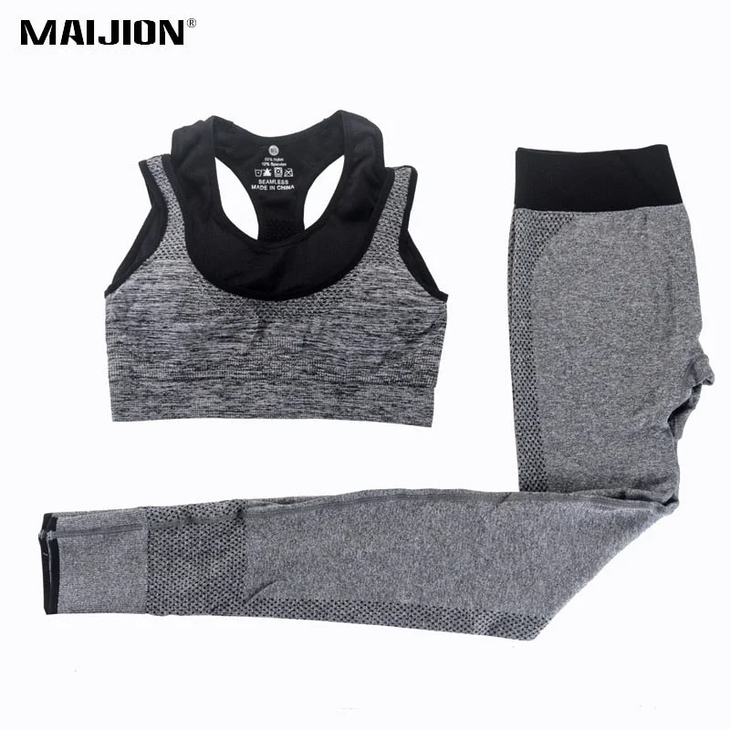 Weekend Special MAIJION 2Pcs Women Yoga Sets Fitness Sport Bra+Yoga Pants Leggings Set , Gym Running Sport Suit Set Workout Clothes for Female Weekend Special MAIJION 2Pcs Women Yoga Sets Fitness Sport Bra+Yoga Pants Leggings Set , Gym Running Sport Suit Set Workout Clothes for Female