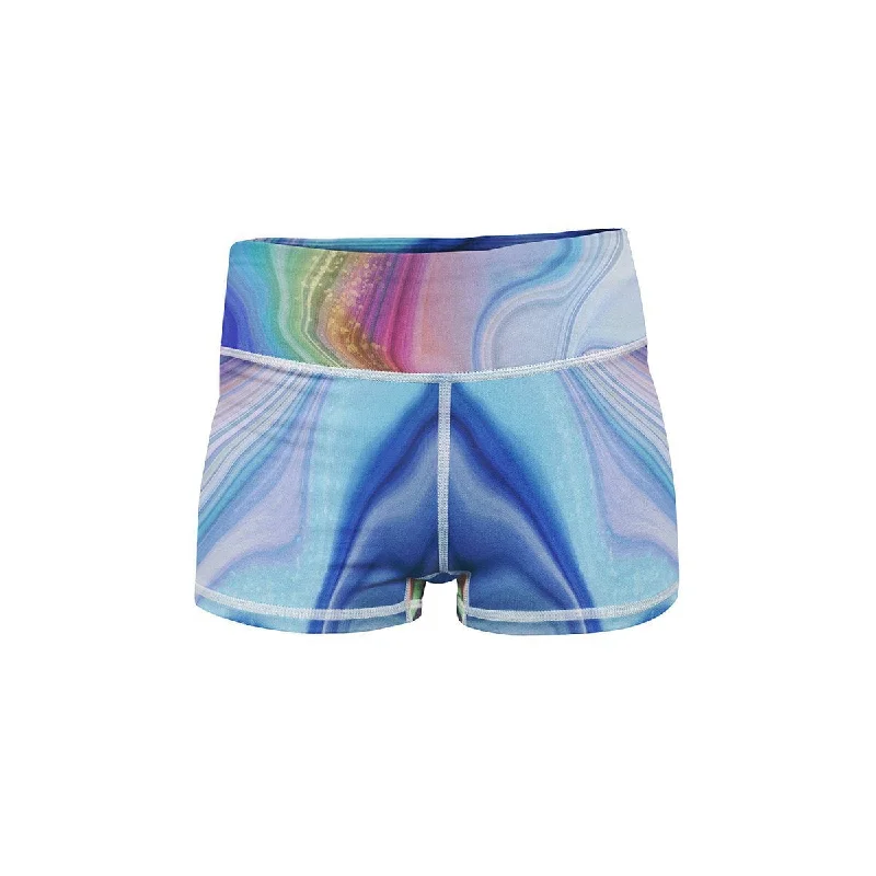 Weekend Bargains to Cherish Marble Drift Yoga Shorts