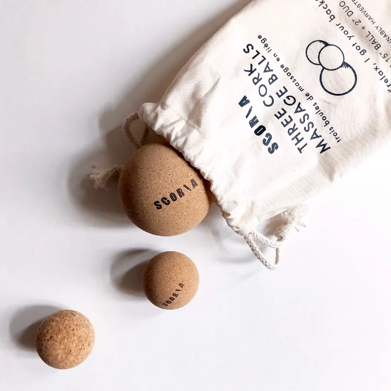 Overstock Sale Cork Massage Balls (Set of Three)