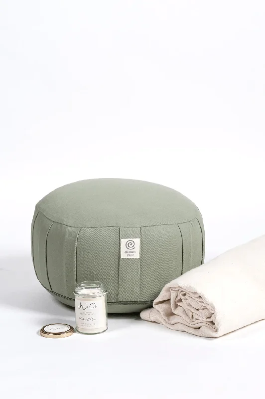 Sale Alert Meditation Bundle - Cushion + Yoga Blanket + Soy Candle