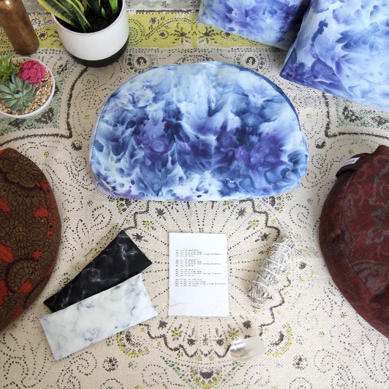 Weekend Offers That Shine Meditation Cushion - Hand Dyed Sea Change