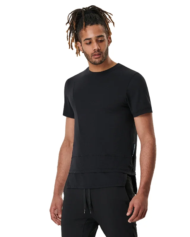 Make Your Weekend Count with Savings A-Symmetry Black Men's T-Shirt