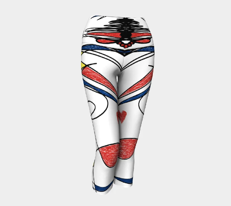 Weekend Savings Fiesta Modrian Capri Yoga Pants