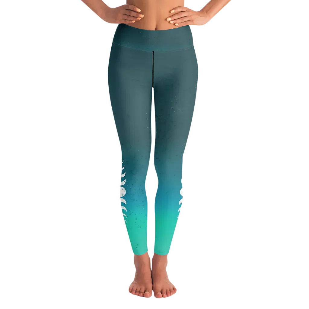 Weekend Bargains to Snag MOON PHASES CELESTIAL YOGA LEGGINGS WITH POCKET