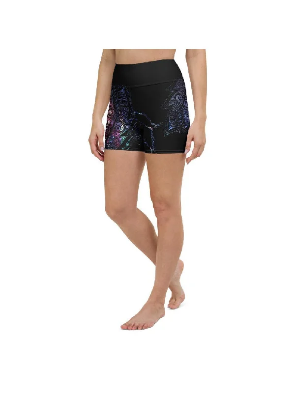 Now Available Mystic Feather Yoga Shorts