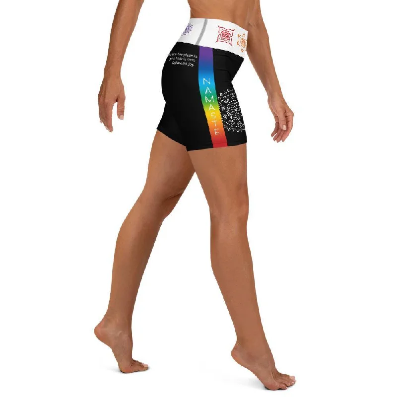 Exclusive Offer Namaste Seven Chakra Yoga Shorts