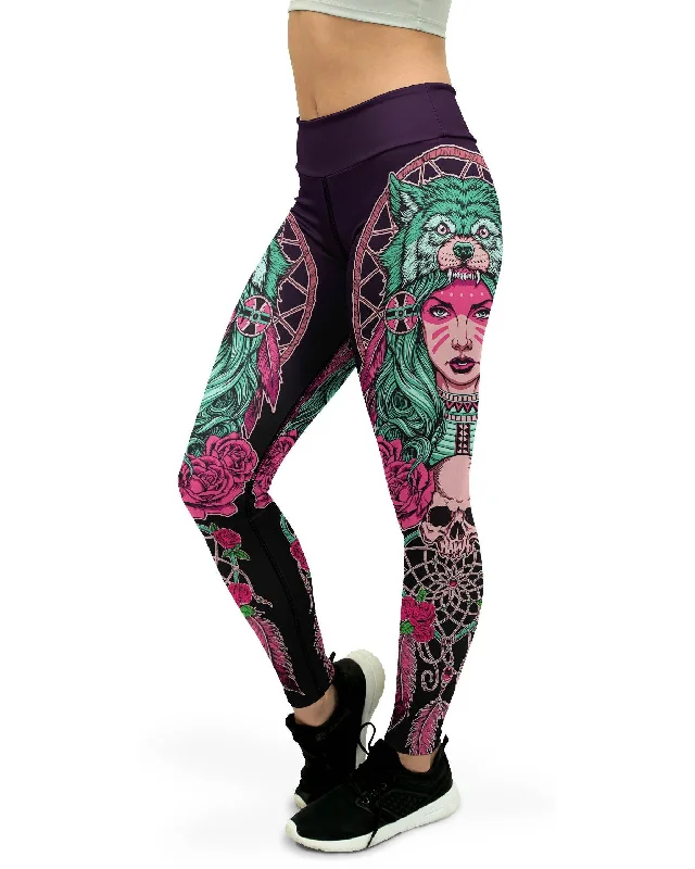 Weekend Deals to Brighten Your Day Native American Warrior Yoga Pants