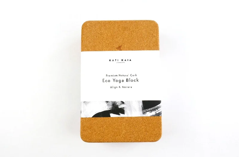 Price Slash Natural Cork Yoga Block
