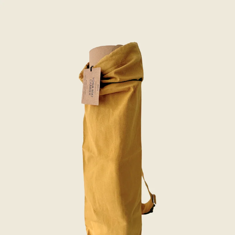 Weekend Offers That Dazzle Yoga Mat Bag | GOTS Organic Cotton | Amber Gold