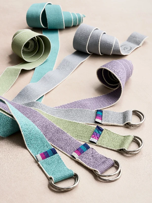 Sale Event Yogamatters Organic Cotton Chambray D-ring Yoga Belt - Pack of 20
