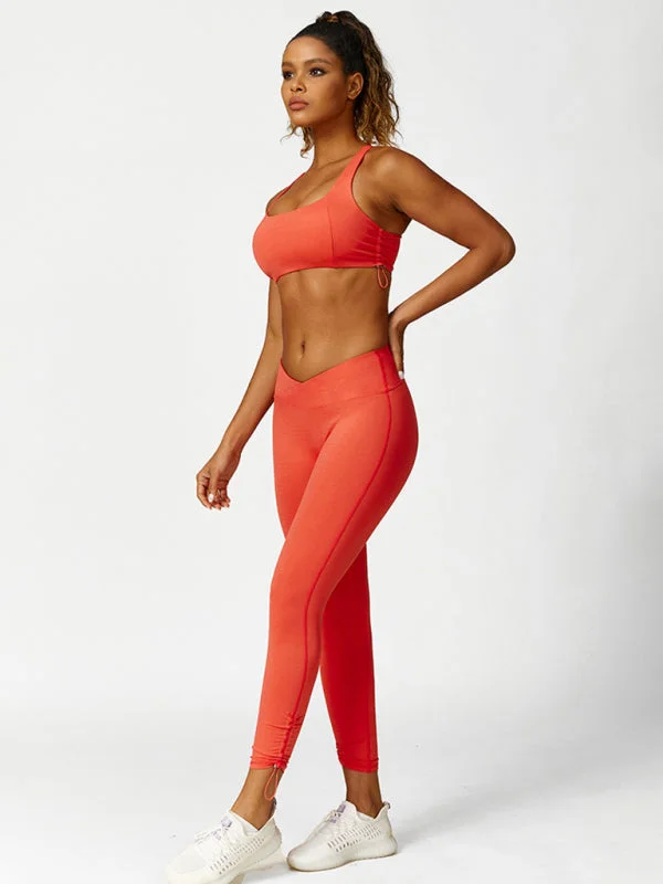 Mega Discount Drawstring yoga wear breathable shorts