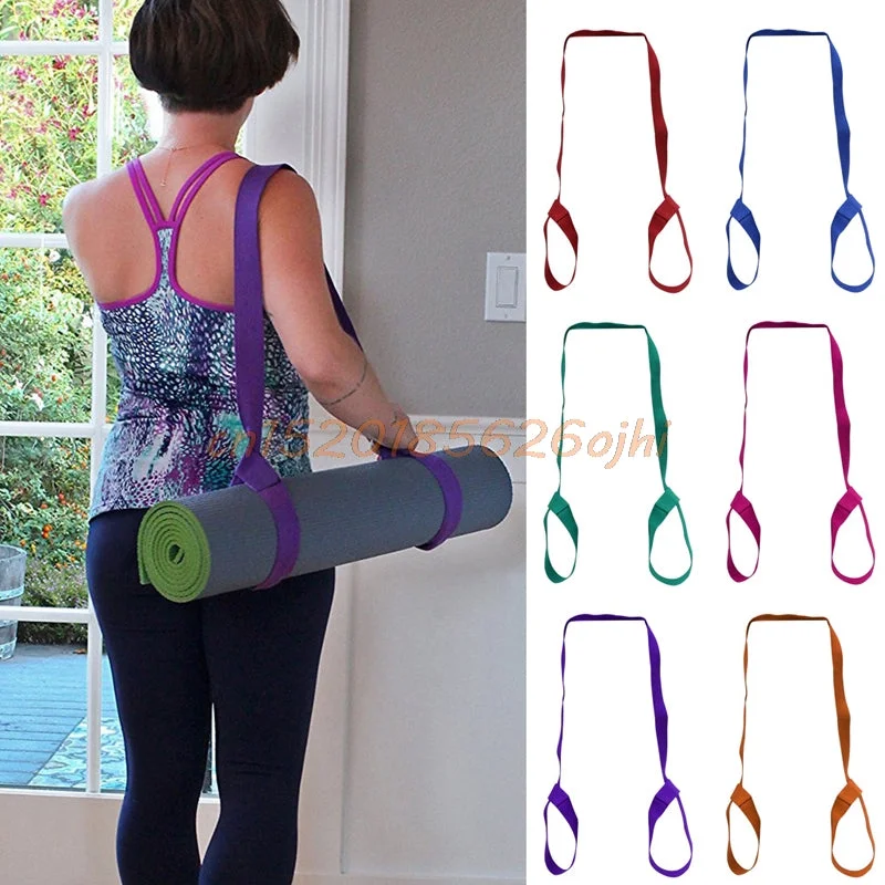 Epic Value New Yoga Mat Sling Carrier Shoulder Carry Strap Belt Exercise Stretch Adjustable Epic Value New Yoga Mat Sling Carrier Shoulder Carry Strap Belt Exercise Stretch Adjustable