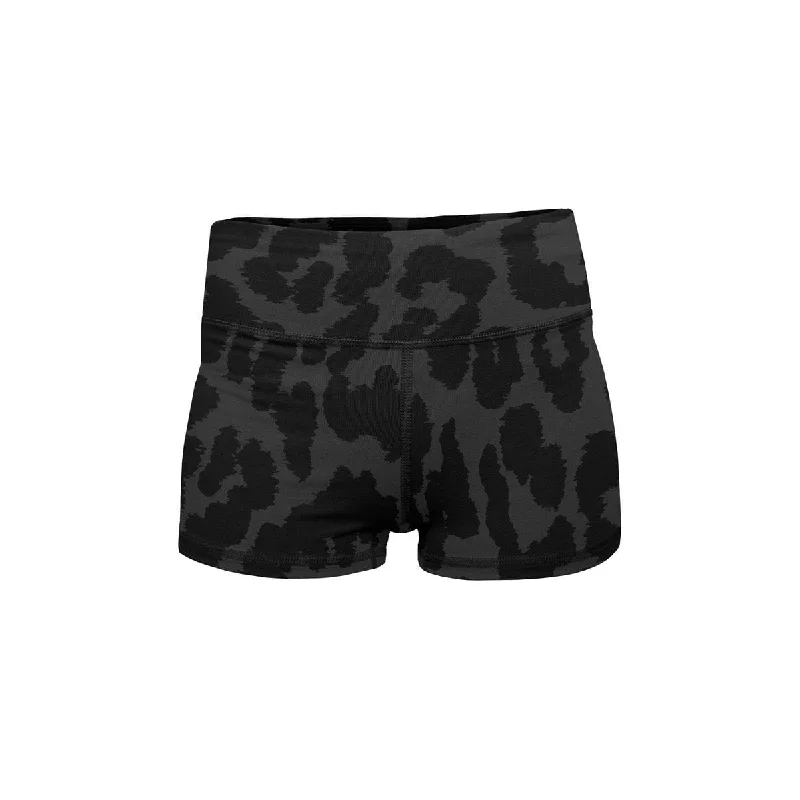 Great Deal Night Leopard Yoga Shorts