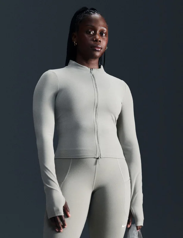 Weekend Specials to Snag Zenvy Full-Zip Long-Sleeve Top - Light Army/White