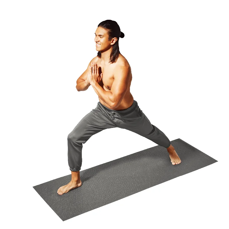 Weekend Deals That Spark Non Slip PVC Yoga Mat, 3mm, Dark Gray, 68inx24in